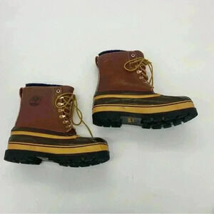 Timberland Mens 8W Insulated Duck Boots 24087 Removable Wool Rayon Inserts